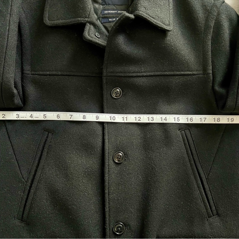 J. Crew Black University Jacket Pea Coat - Vintage - Men’s - Picture 11 of 16